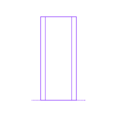 Buildings Exterior Doors Solid Entry Door Flush Striped Edges Sketch Style Svg Vector, Free Vectors File